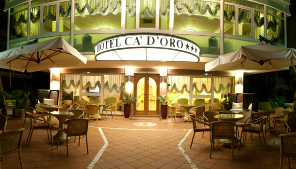 Hotel Cà d'Oro - esterno notte